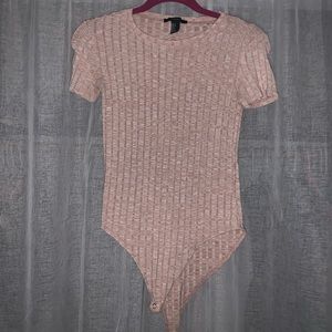 Blush forever 21 bodysuit